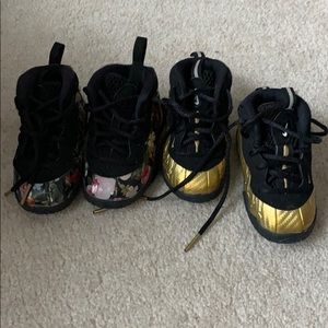 Nike toddler foams 5c GUC